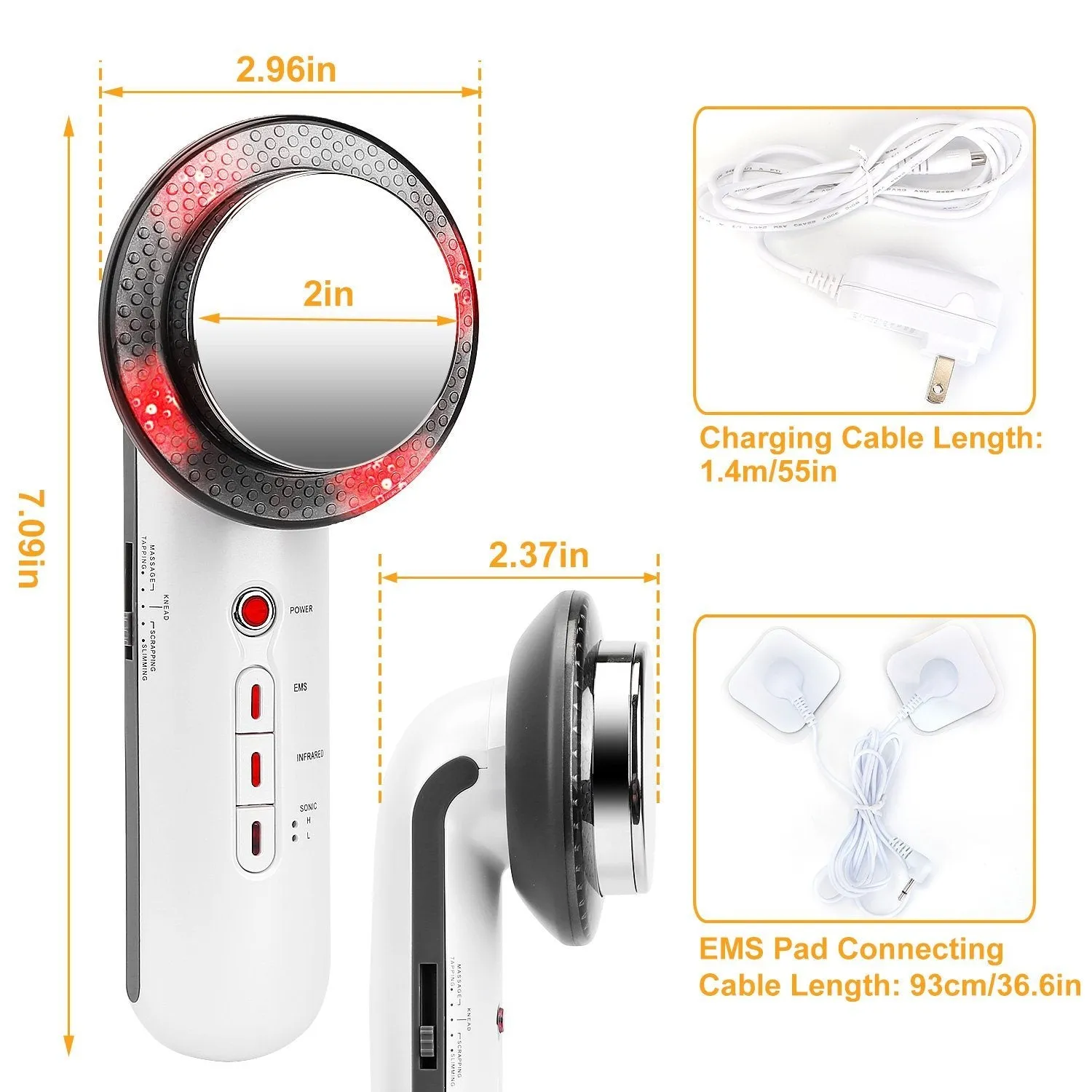 3-in-1 Multifunctional EMS Infrared Massager Fat Remover
