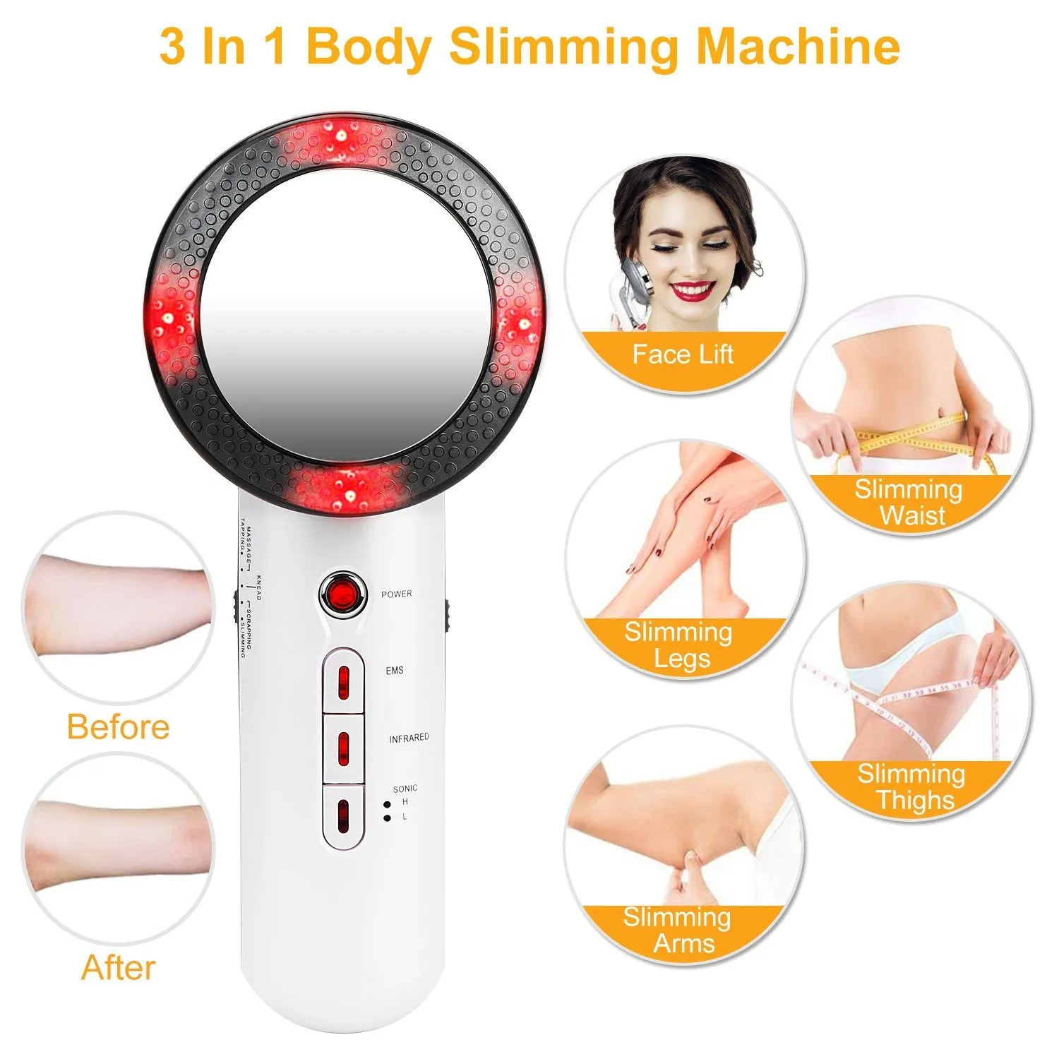 3-in-1 Multifunctional EMS Infrared Massager Fat Remover