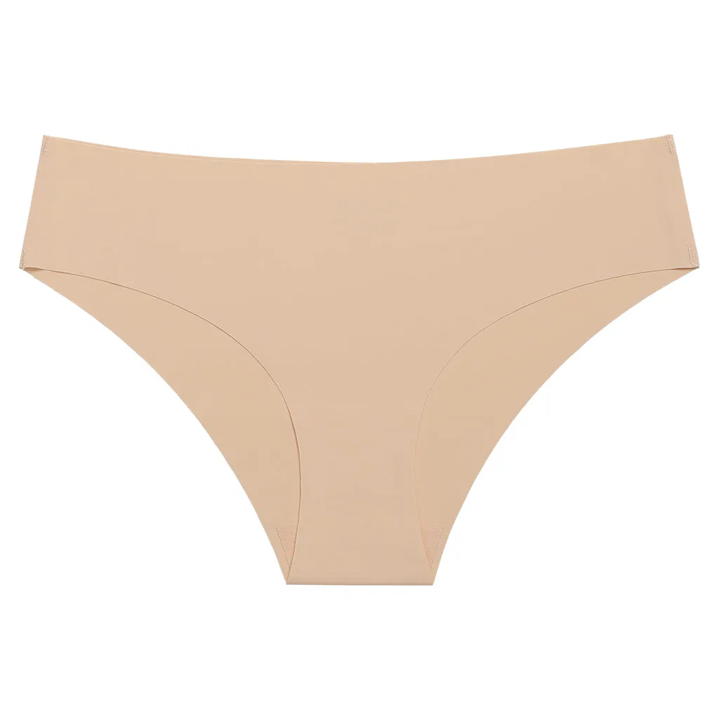6 Pack Seamless Panties - Low Rise Bikini