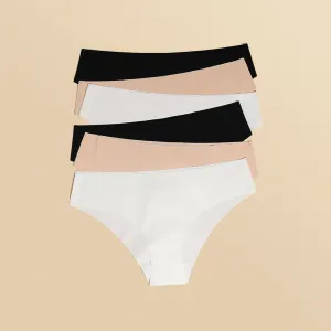 6 Pack Seamless Panties - Low Rise Bikini