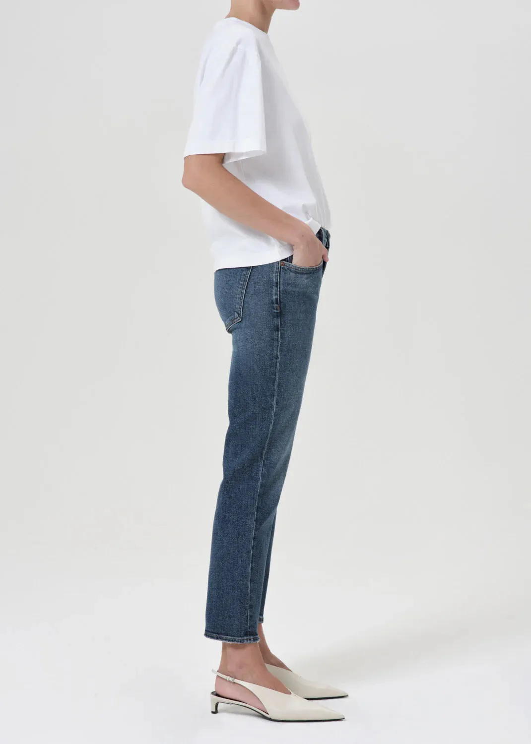 AGOLDE Jeans Kye Mid-rise Slim Fit in Control Denim