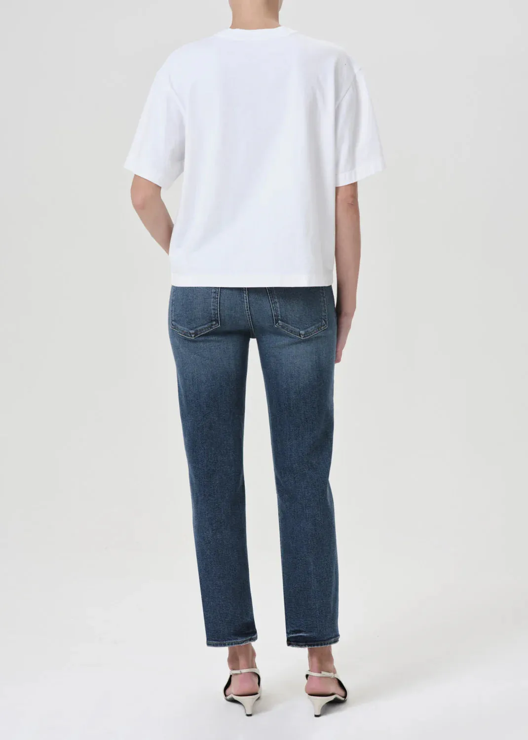 AGOLDE Jeans Kye Mid-rise Slim Fit in Control Denim