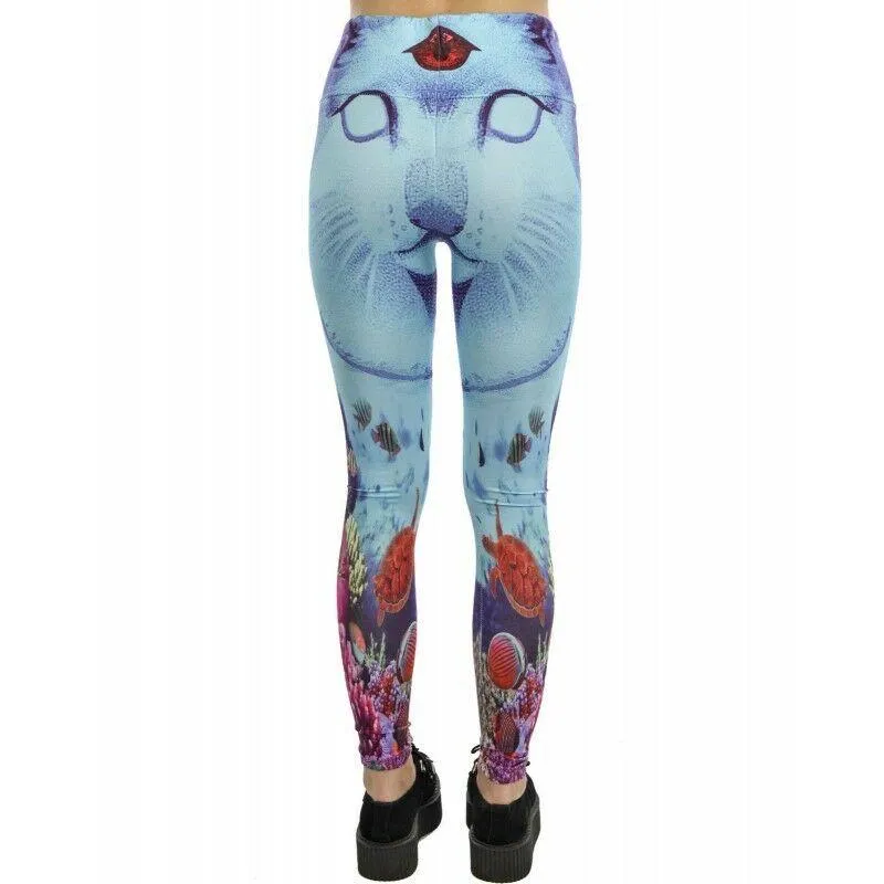 Bad Kitty Addicted Womens Leggings