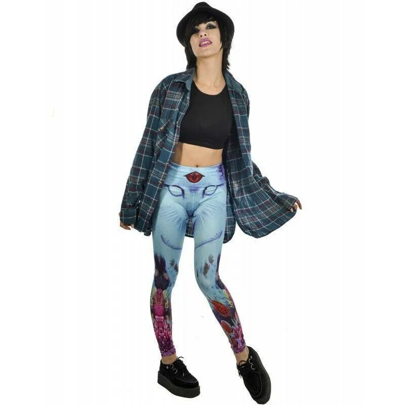 Bad Kitty Addicted Womens Leggings