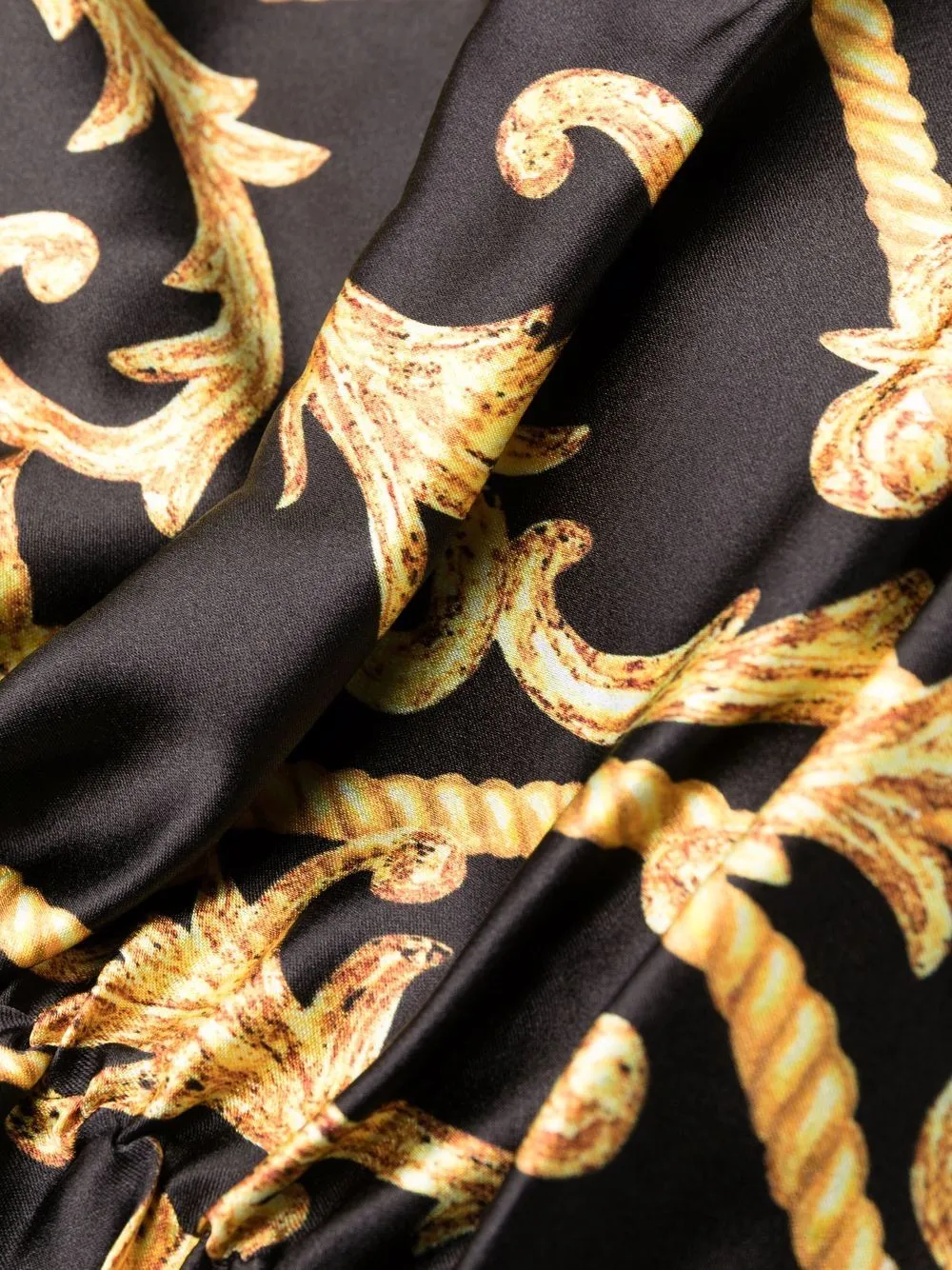 BAROQUE-PRINT DRESS