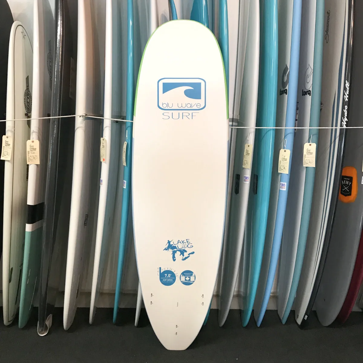 Blu Wave - Lake Log Softy 7.0 - Lime/Blu