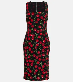 Cherry mini dress DOLCE&GABBANA, black