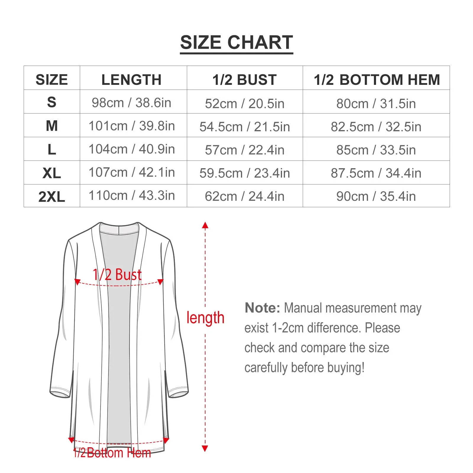 Christmas Peppermint Women's Mid-Length Cardigan