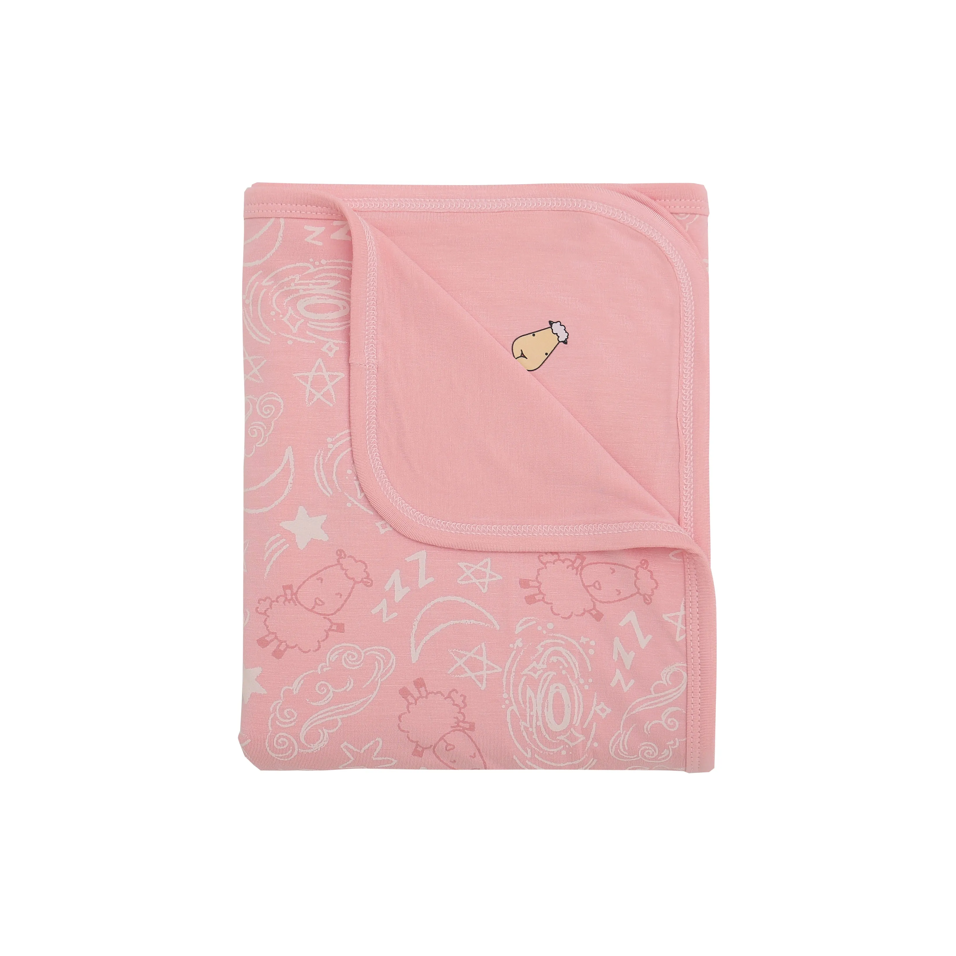Double Layer Blanket Baa Baa in the Universe Pink -36M