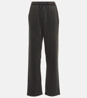 ENTIRE STUDIOS straight fit cotton sweatpants, black