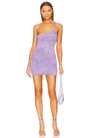 For Love & Lemons Finley mini dress, purple