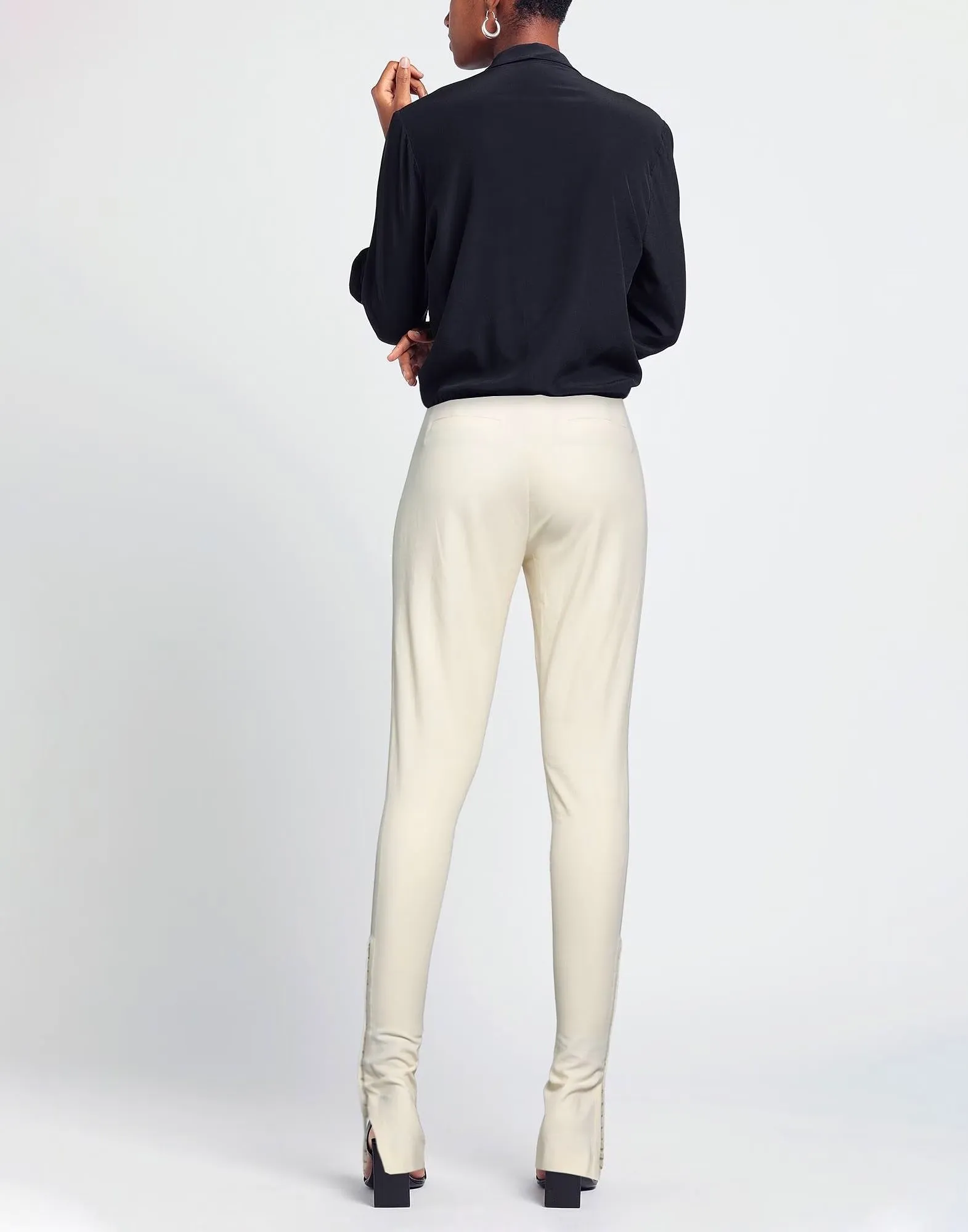 Jacquemus trousers, milky