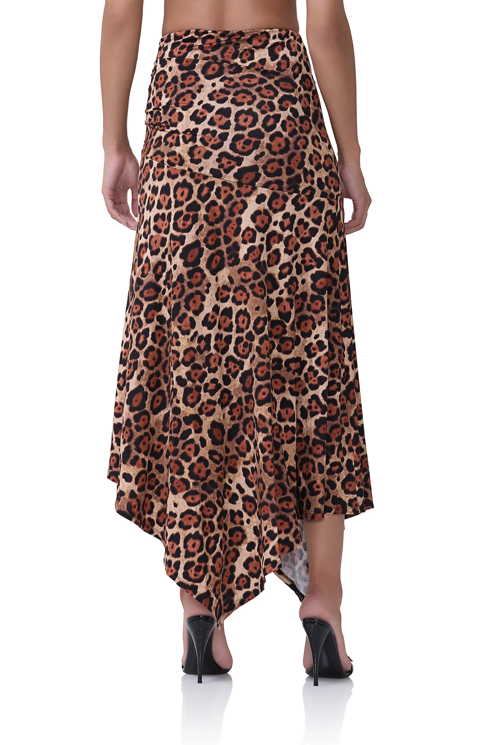 Mattie Skirt - Cocoa Leopard