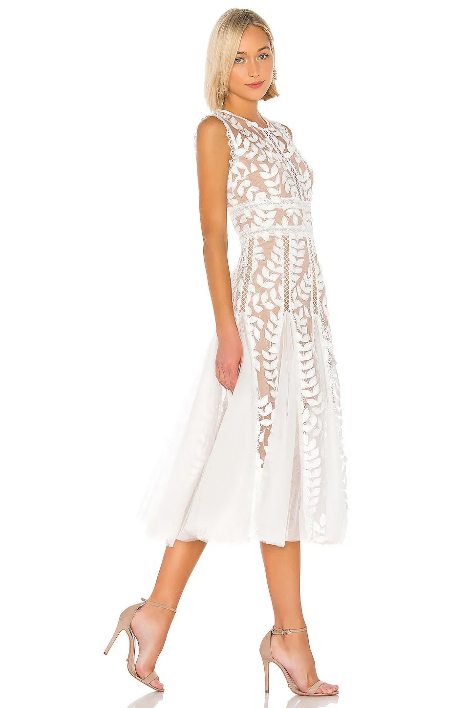 Midi dress Bronx and Banco Saba Blanc, white