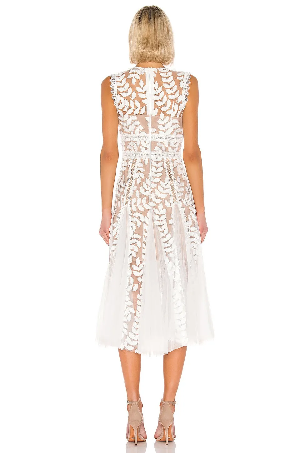 Midi dress Bronx and Banco Saba Blanc, white