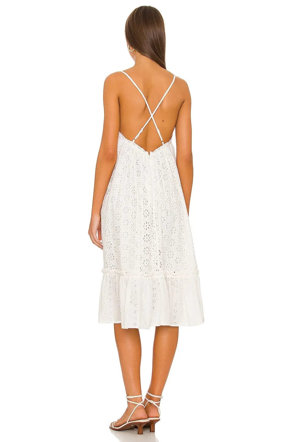 Midi dress MAJORELLE Sidney, white
