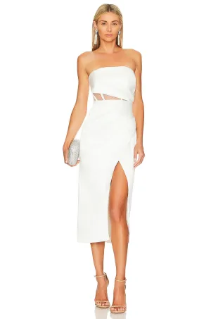 Midi dress NBD Noelia, white