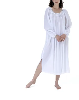 Monica 3NH Long Mousseline Nightdress (in stock, 3-day dispatch)
