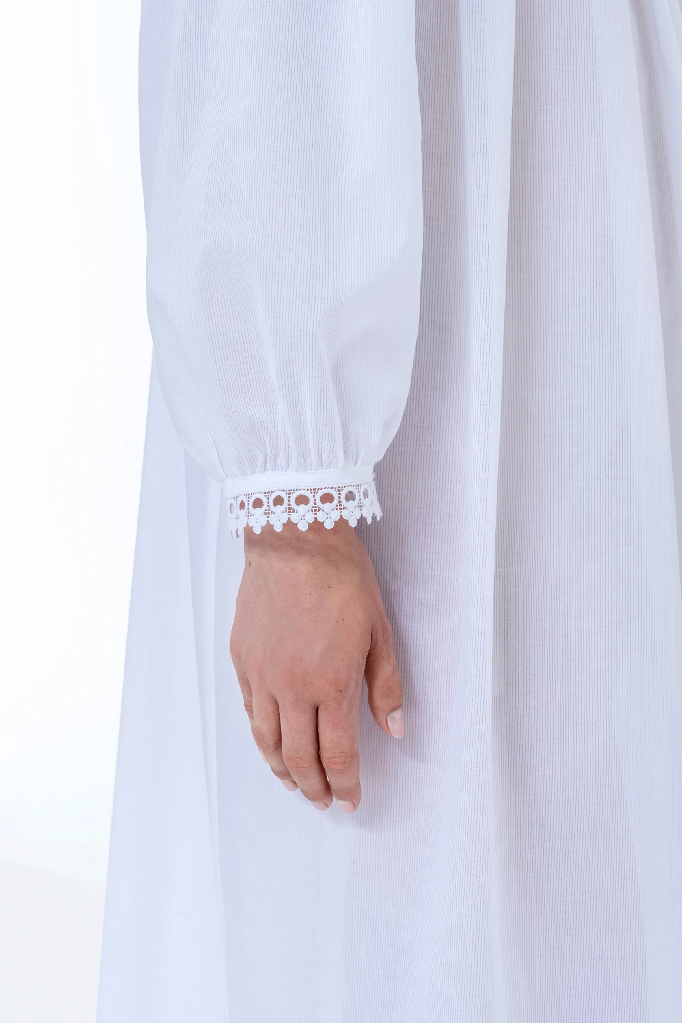 Monica 3NH Long Mousseline Nightdress (in stock, 3-day dispatch)