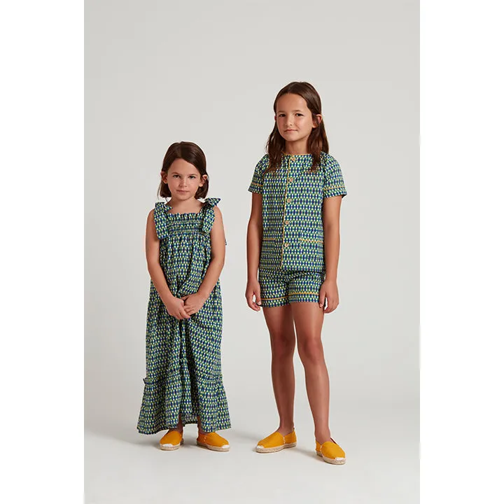 Nightdress EU Geo Blue