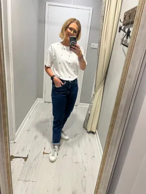 Pieszak Trisha Swan Jean in Bright On Rivington