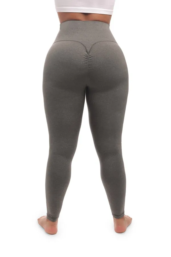 Scrunch Body Shaping Leggings - Gray