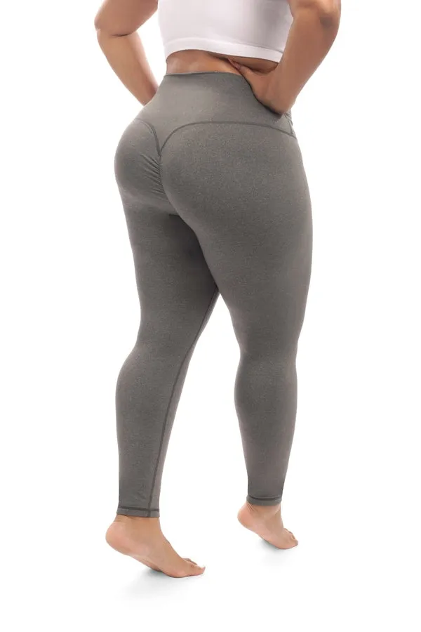 Scrunch Body Shaping Leggings - Gray