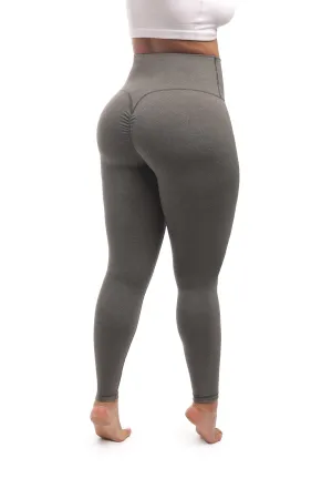 Scrunch Body Shaping Leggings - Gray