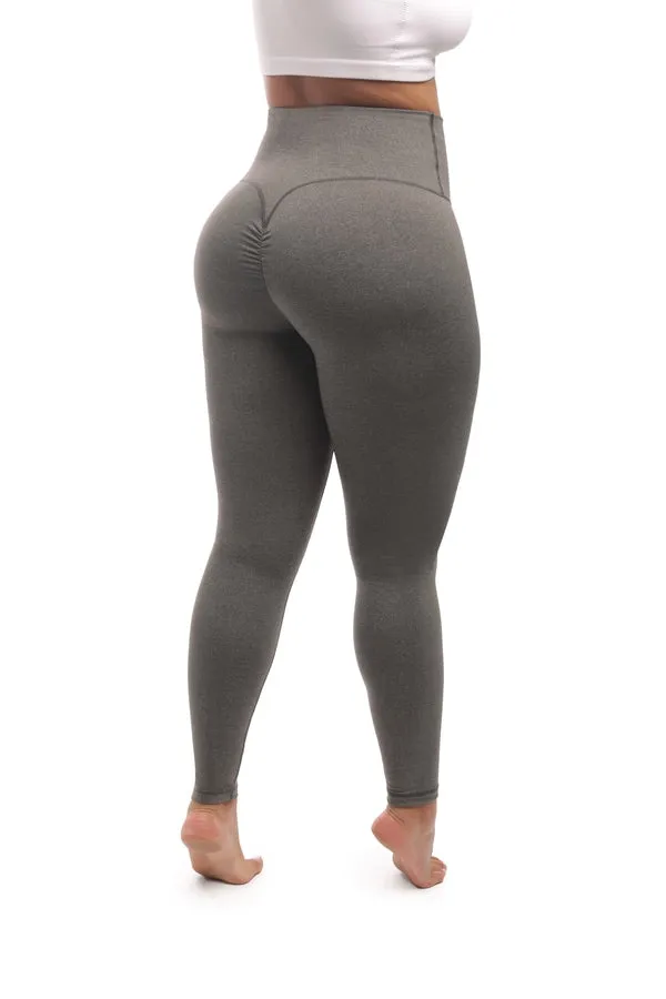Scrunch Body Shaping Leggings - Gray