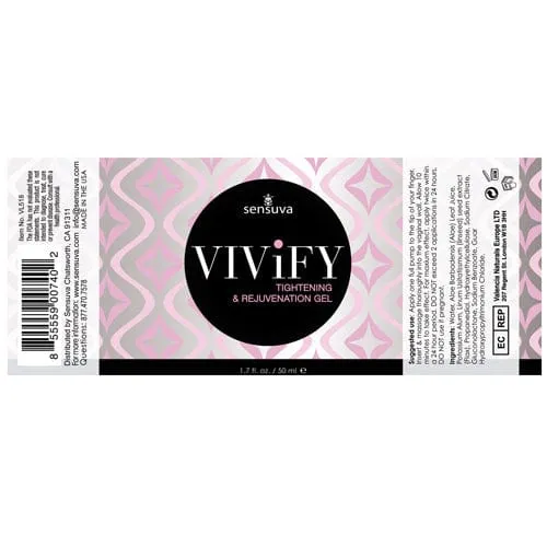 Sensuva - Vivify Tightening and Rejuvenation Arousal Gel