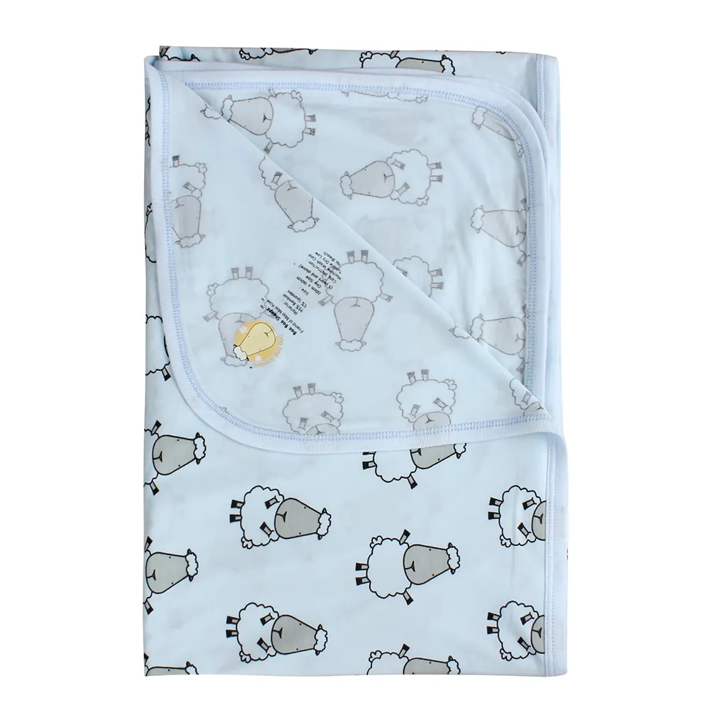 Single Layer Blanket Big Sheepz Blue - 4T