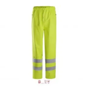 Snickers&#x20;8267&#x20;ProtecWork,&#x20;Rain&#x20;Trousers&#x20;PU,&#x20;Class&#x20;2&#x20;-&#x20;High&#x20;Vis&#x20;Yellow