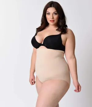 Spanx Plus Size Nude Higher Power Shaper Panties
