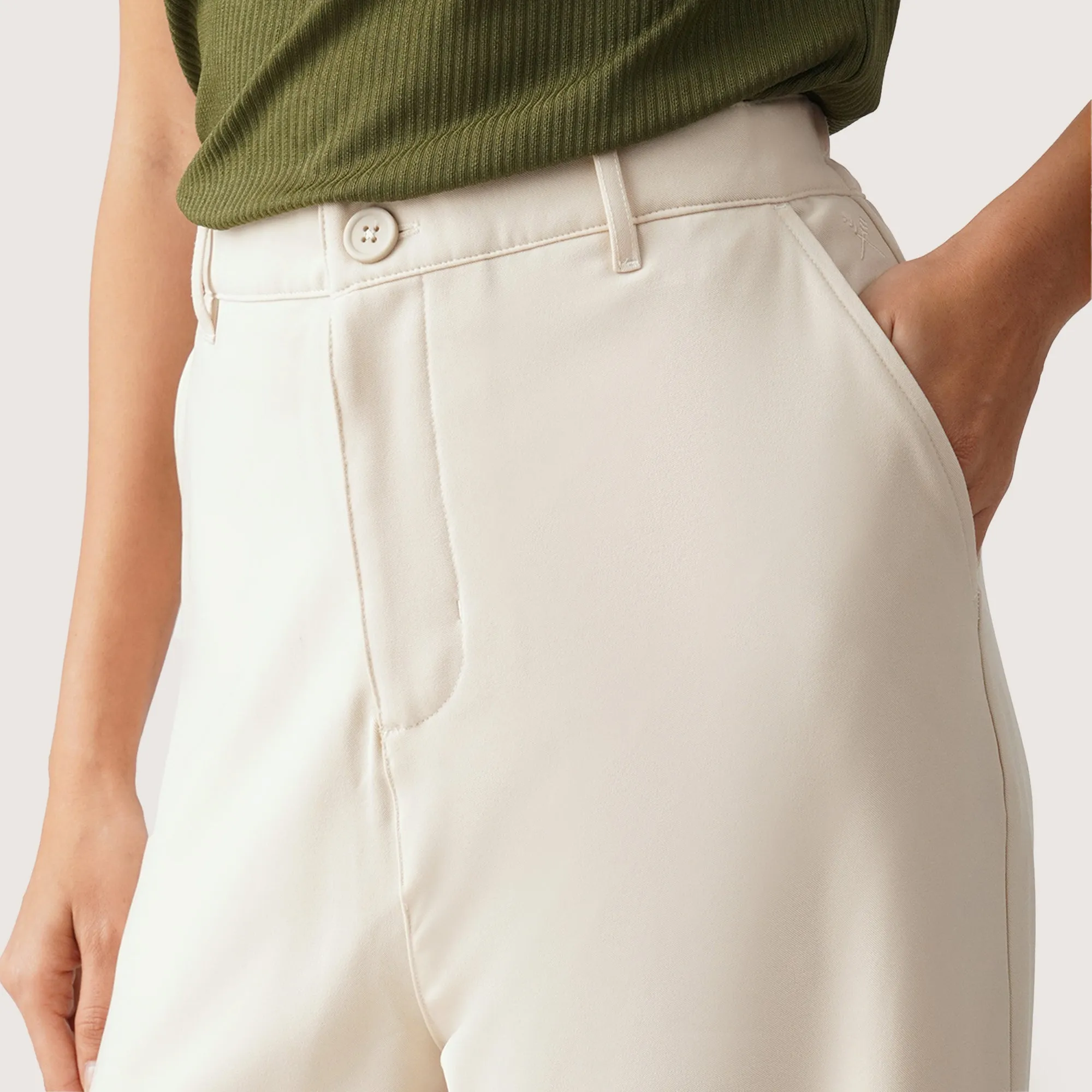 Straight Fit Trousers