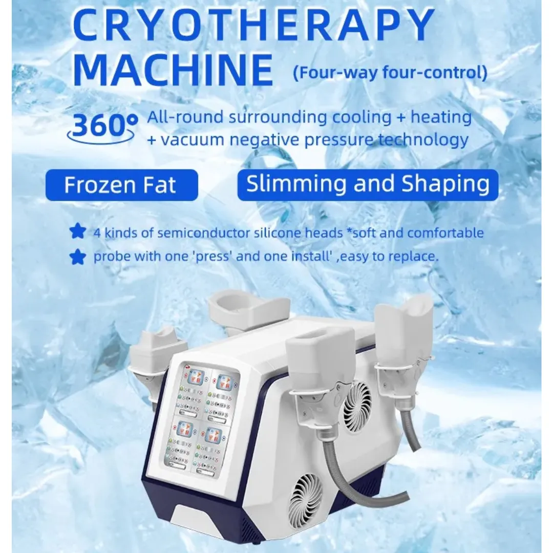 Surround-Freeze Cryo Machine Portable with 6 Medical Grade Applicators