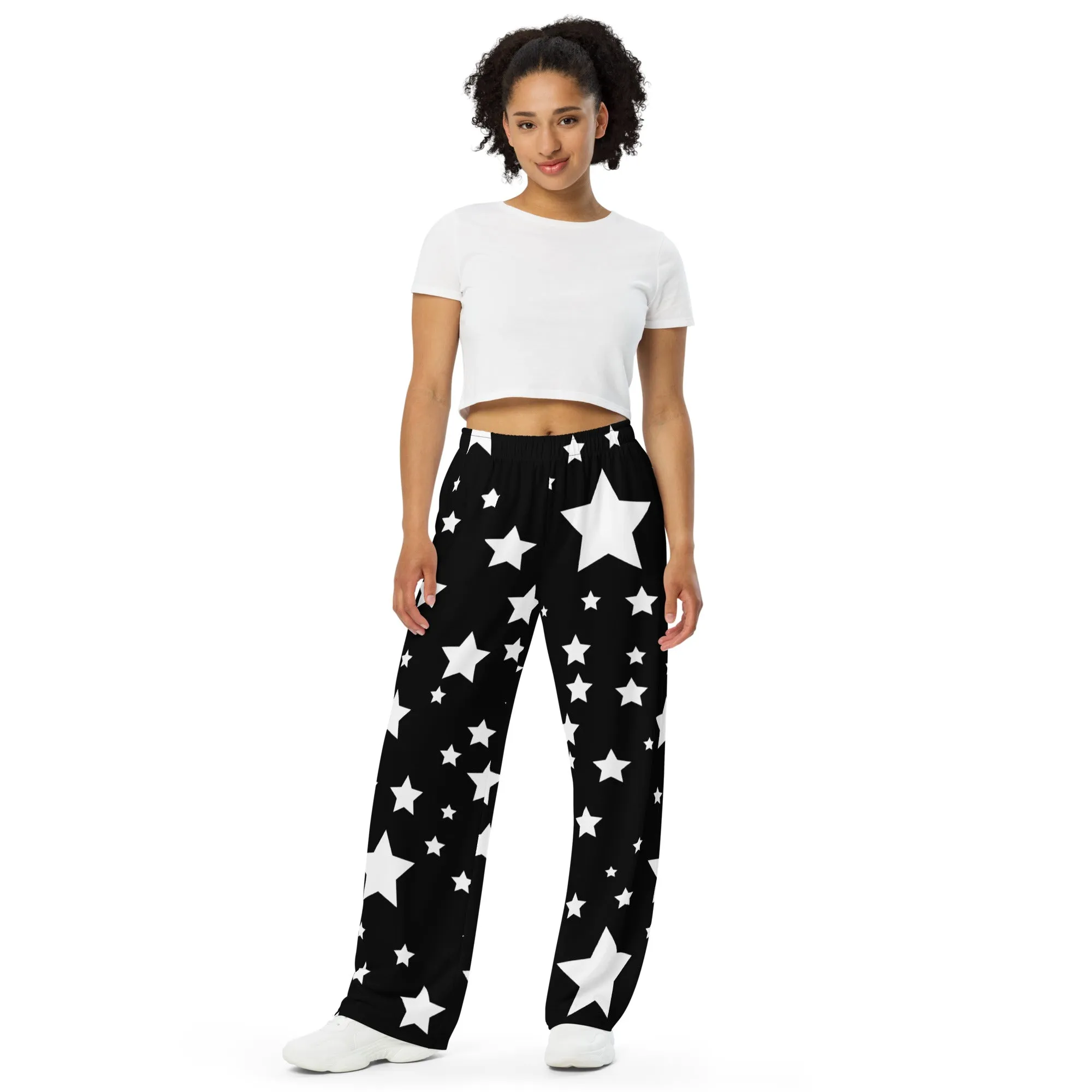 Unisex wide-leg pants