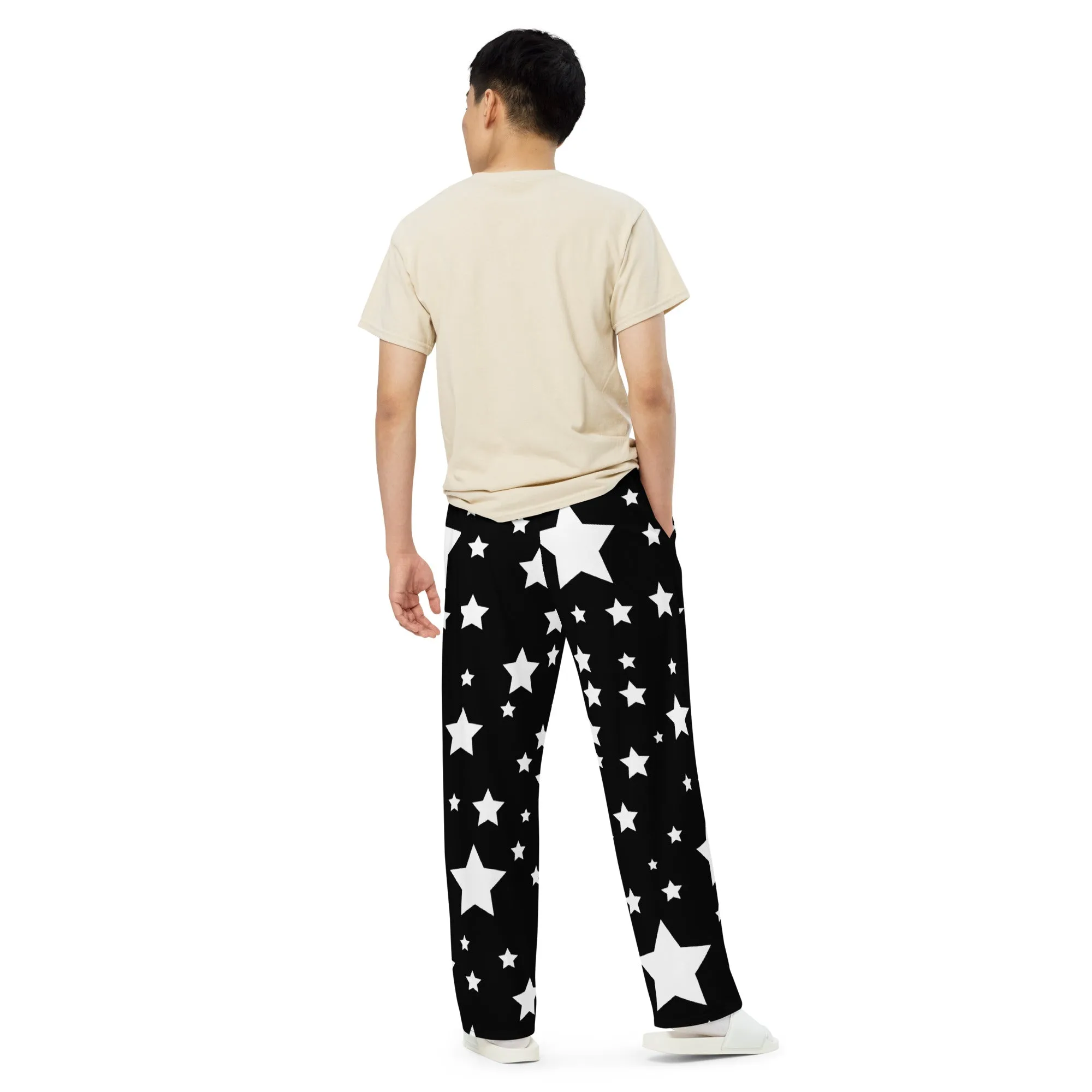 Unisex wide-leg pants