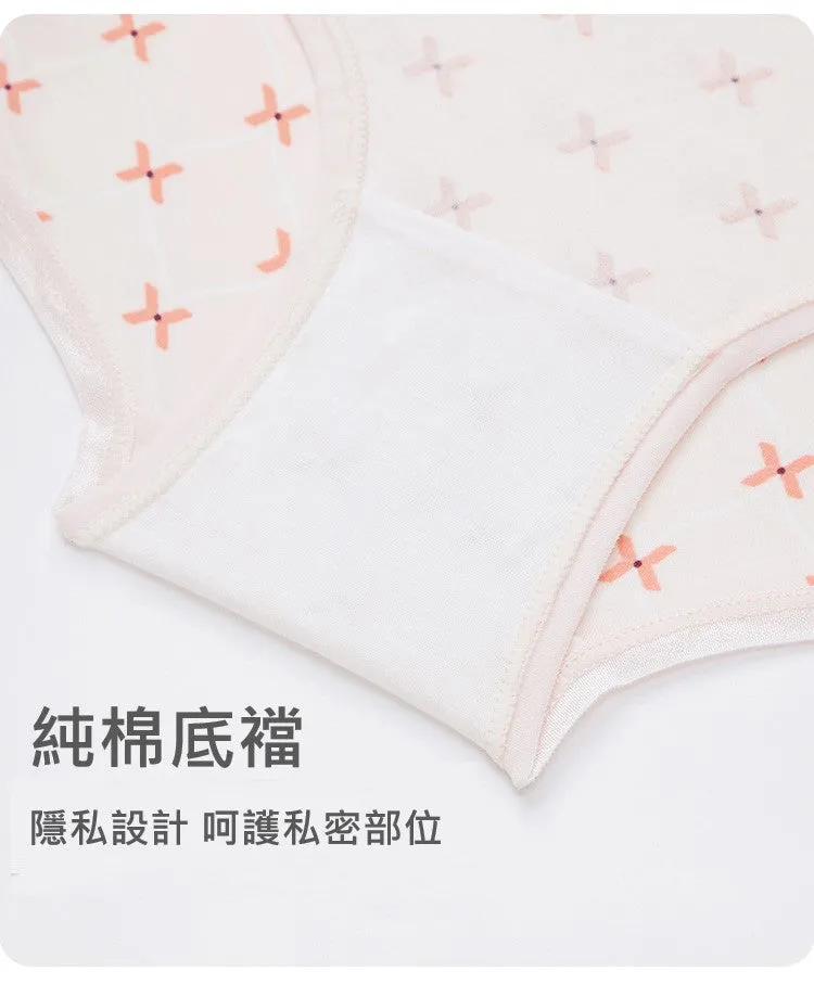 Women's Pure Cotton Printed Mid-Rise Hipster Panties (3pcs Pack)
